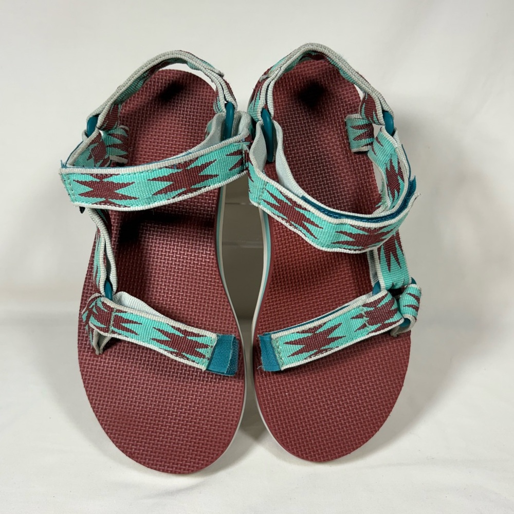 Teva Women's Midform Universal Platform Sandals Halcon Teal 1090969 SZ 6 - Picture 3 of 7